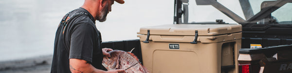 Yeti coolers, premium hard coolers, soft coolers & drinkwear Stocked at Just Another Fisherman, Auckland, NZ