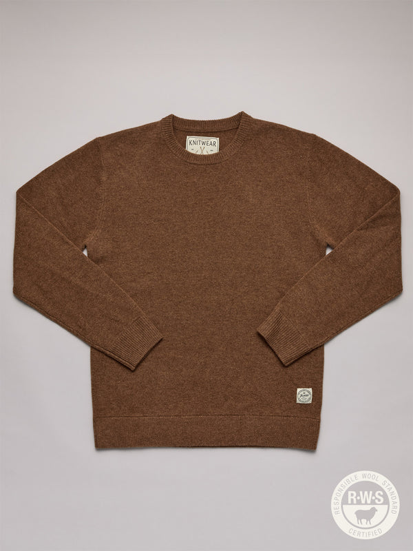 MERINO SEA CREW - TIMBER
