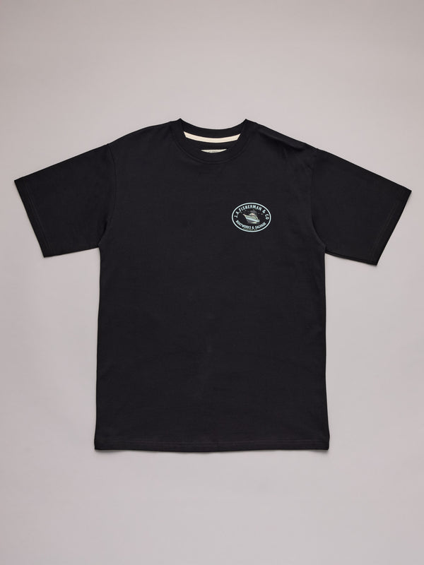 BOATWORKS & SALVAGE SEA TEE - BLACK