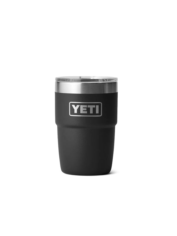 YETI RAMBLER 8 OZ STACKABLE CUP - BLACK