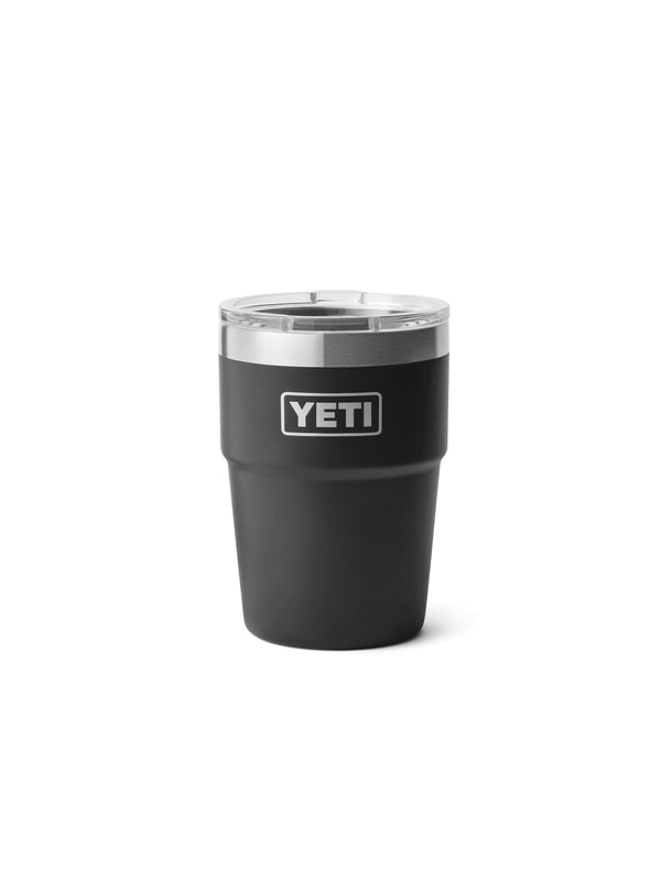 YETI RAMBLER 16 OZ STACKABLE CUP - BLACK