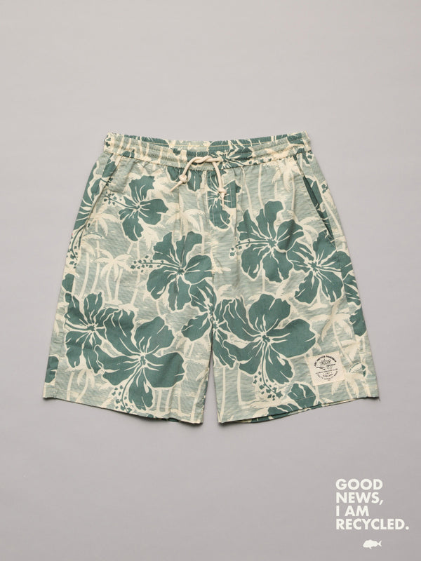 ALOHA VOLLEY SHORTS - YELLOW PALMS