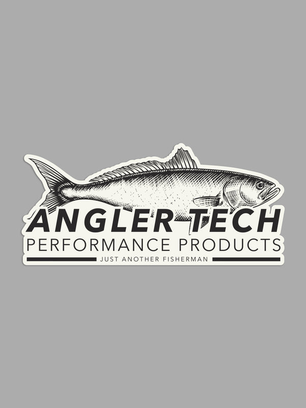 ANGLER TECH STICKER - OFF WHITE
