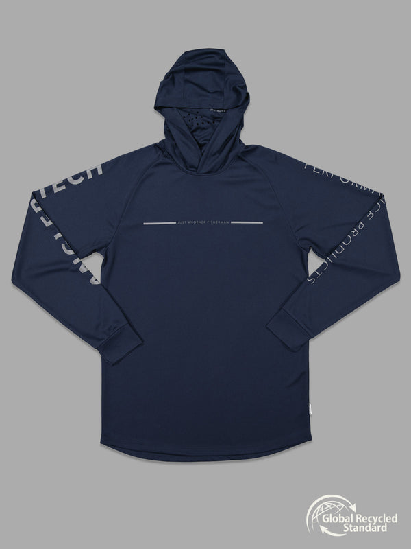 ANGLER TECH UPF40 HOOD - NAVY