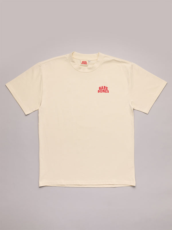 BARE BONES TEE - OFF WHITE