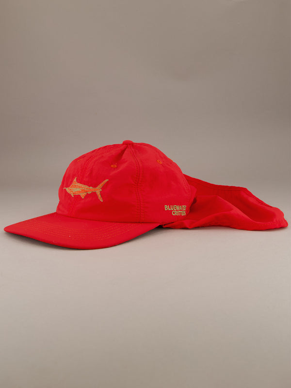 BILLFISH FLAP CAP - RED