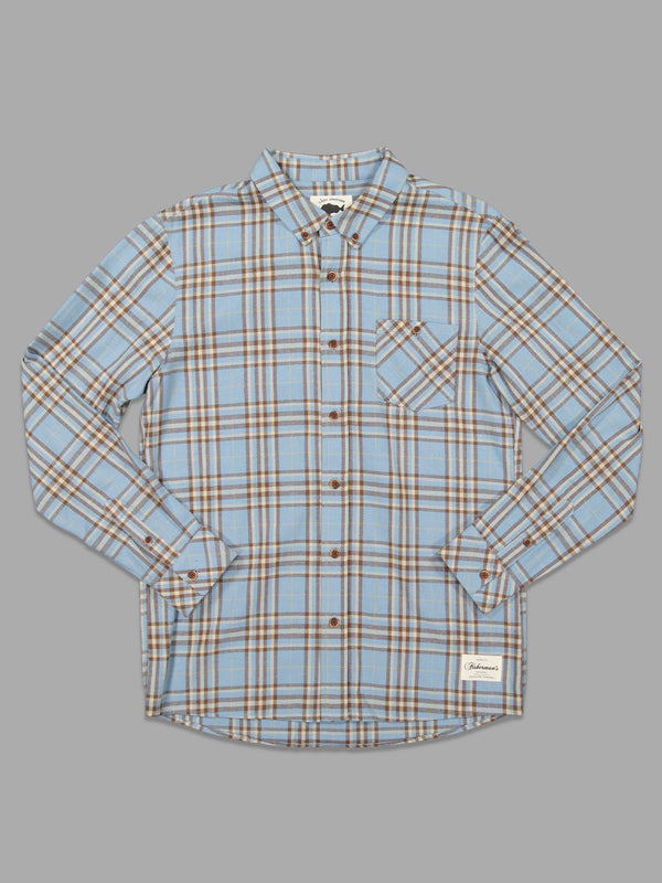 BOATYARD SHIRT - SKY CHECK