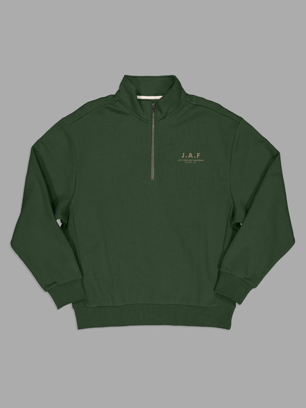 J.A.F COASTAL 1/4 ZIP - KELP