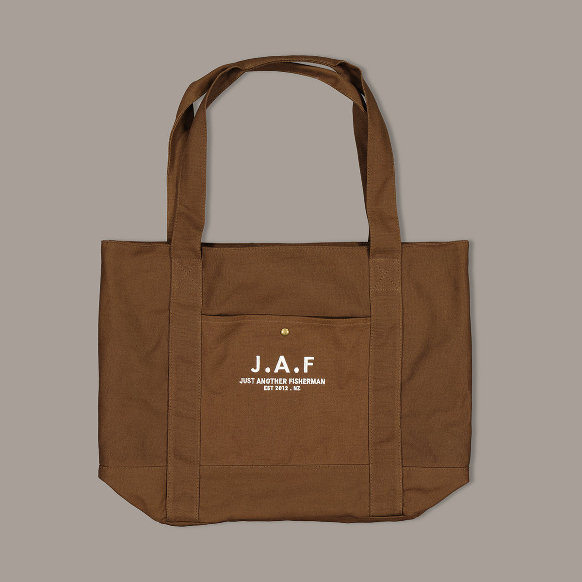 LONG HAUL TOTE BAG - BROWN– Just Another Fisherman