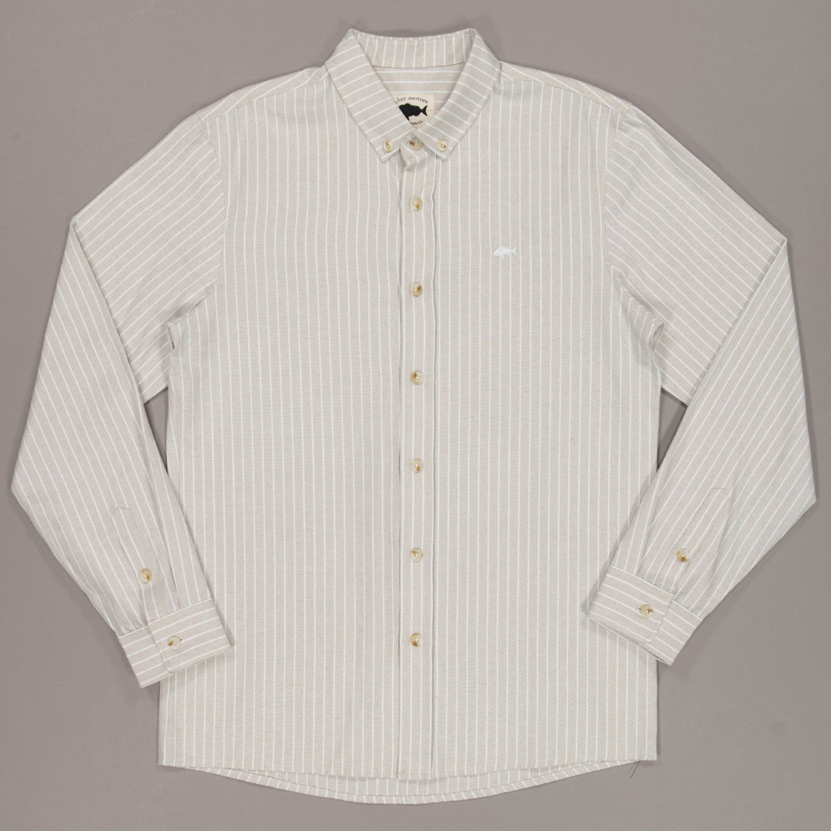 SEAWAY-STRIPE-SHIRT-BROWN- 