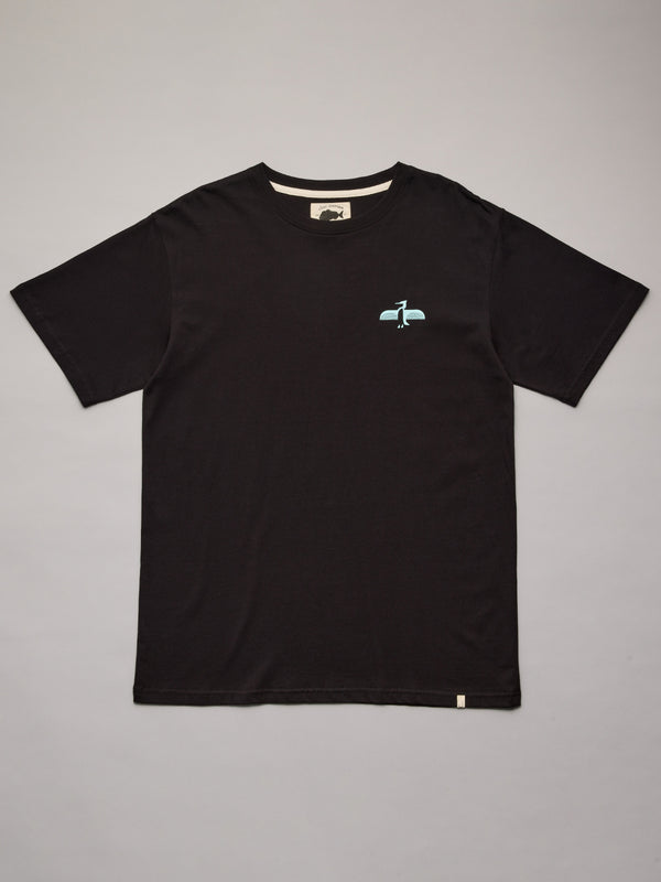 SHAG SEA TEE - BLACK