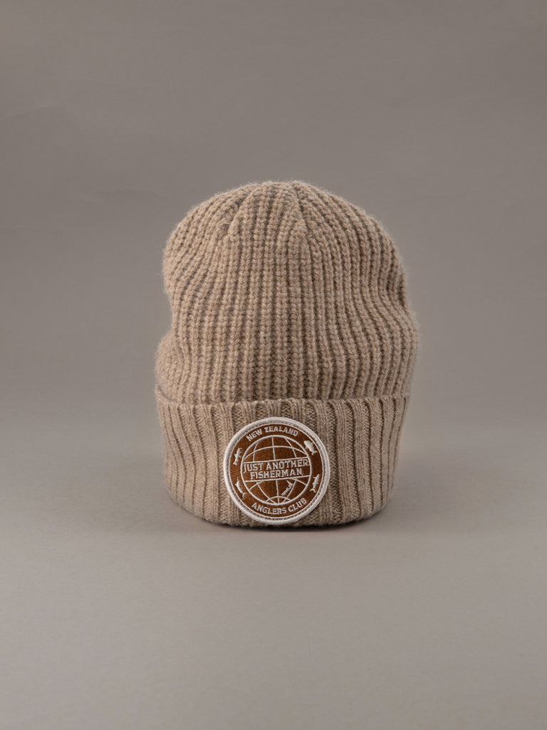 GLOBAL ANGLER BEANIE - OATMEAL– Just Another Fisherman