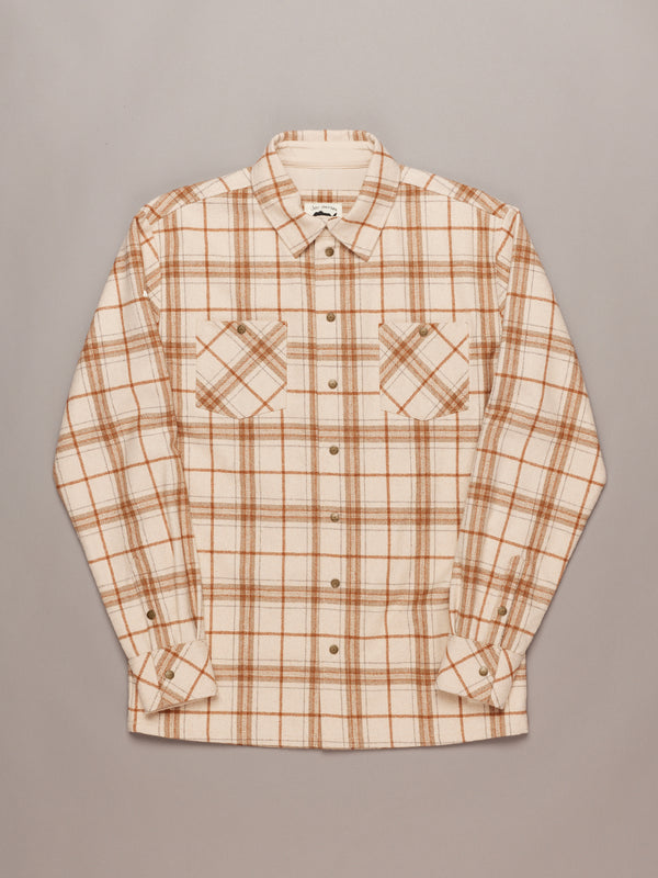 LANDING CHECK JACKET - SAND/RUST